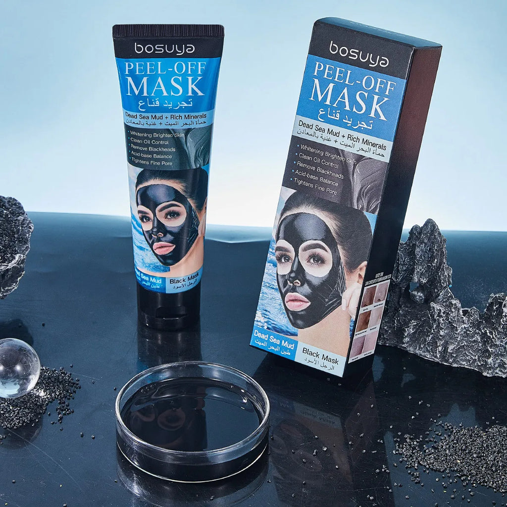 Bosuya Dead Sea Mud Peel Off Mask Deep Pore Cleansing Blackhead Remover