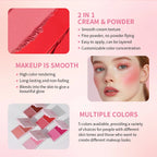 2-in-1 Cream and Powder Blush Palette