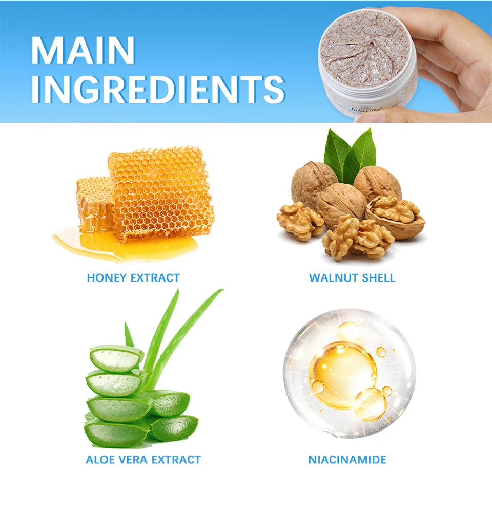 Honey Walnut Exfoliating Facial Scrub and Mask - 11