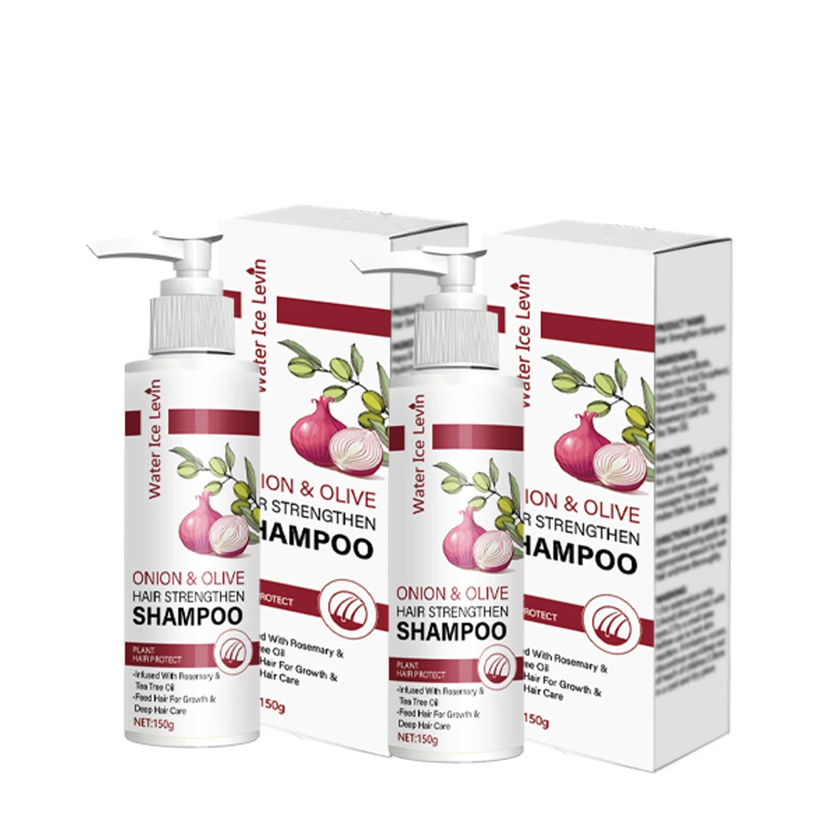 Onion and Olive Hair Strengthening Shampoo with Biotin and Rosemary Oil