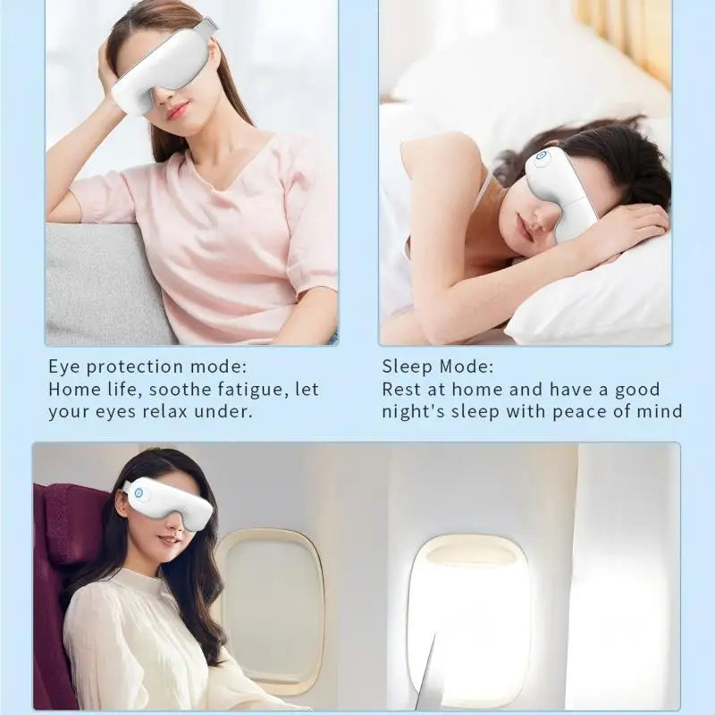 Rechargeable Heated Eye Massager for Tension Relief and Better Sleep - 15