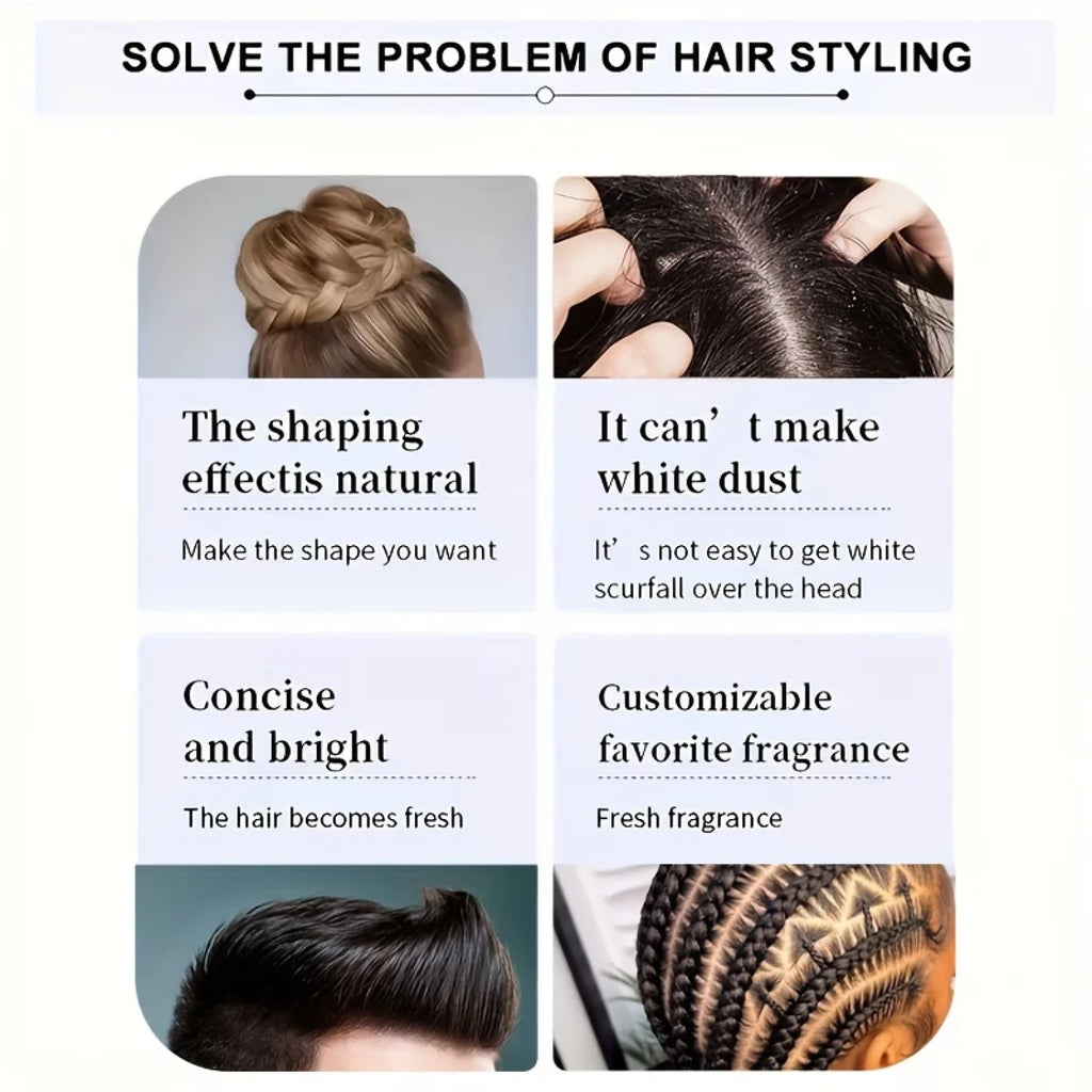 Biotin Keratin Hair Pomade Rosemary Oil Medium Hold Styling Wax 100g