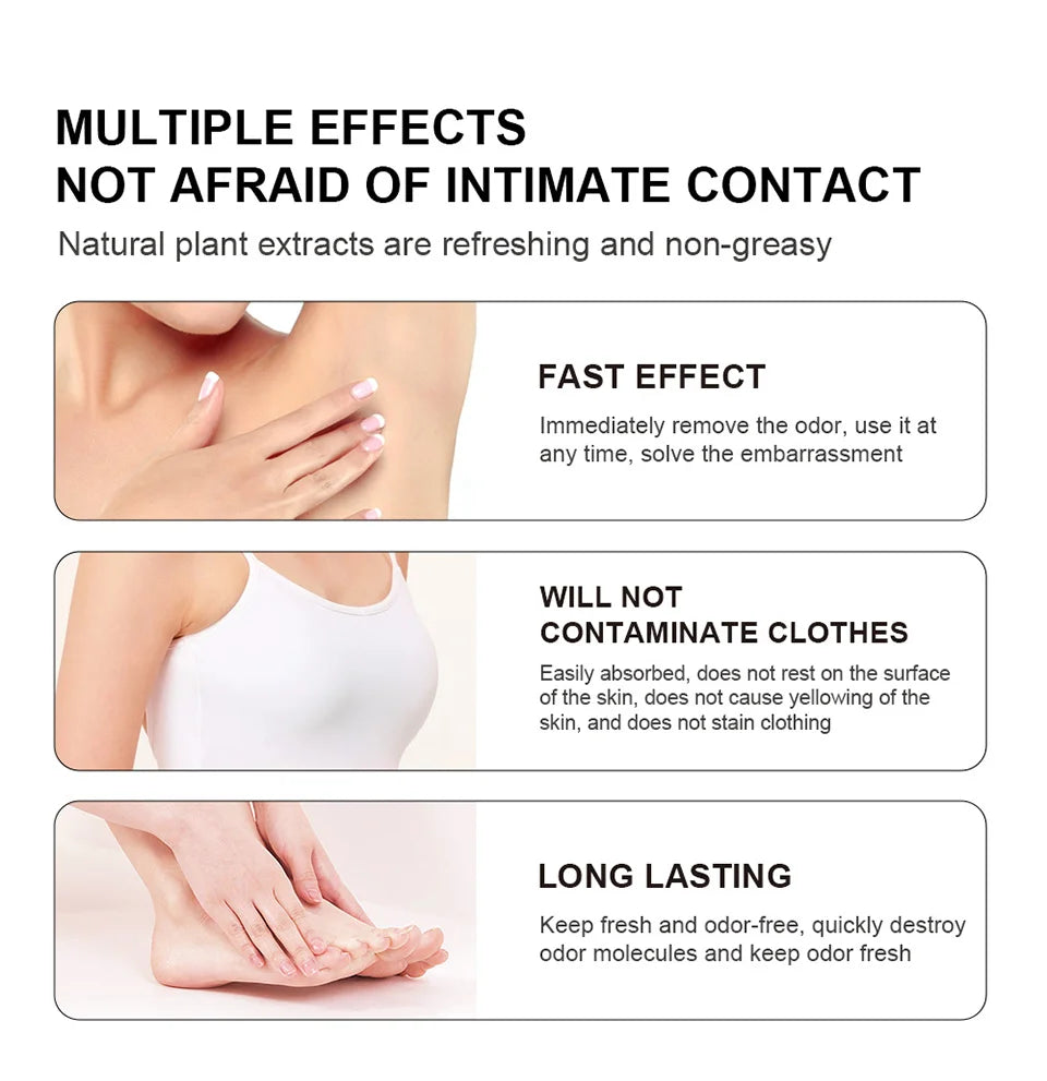 Long-Lasting Invisible Whole Body Deodorant Cream - 8