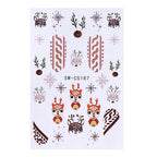 3D Christmas Cartoon Nail Art Stickers