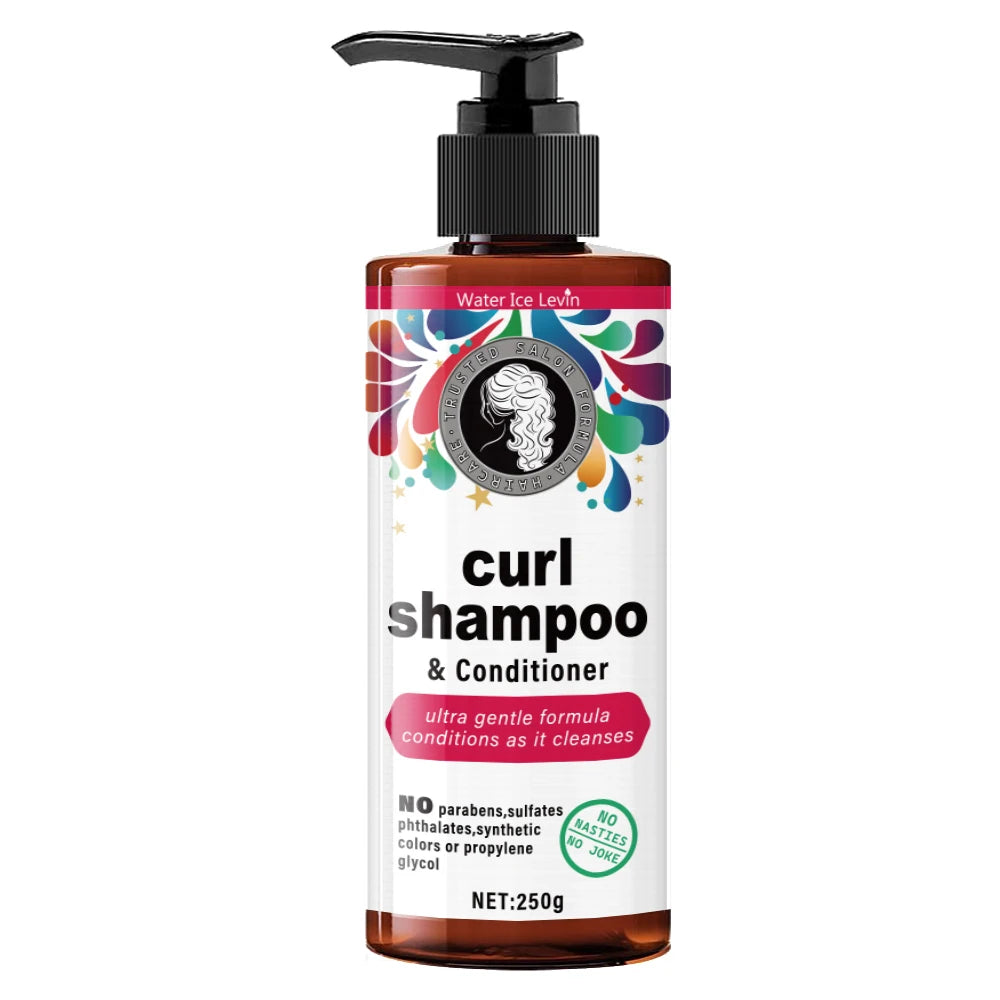 250g Curly Hair Shampoo and Conditioner Rose Scented - 10