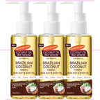 Brazilian Coconut Firming Body Oil Sculpting Moisturizer for Bum Bust