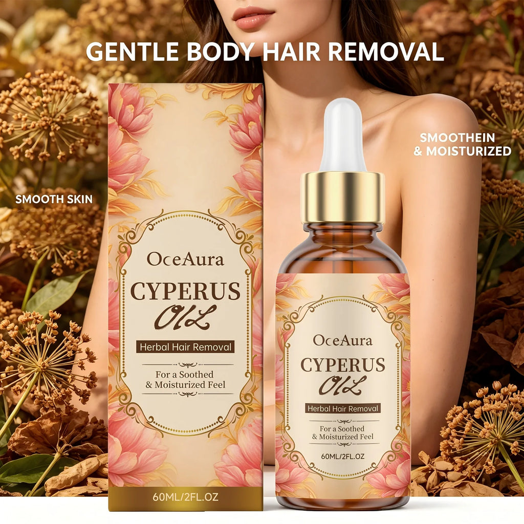 Herbal Cyperus Oil Hair Growth Inhibitor and Soothing Serum