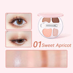 4 Color Eyeshadow Palette Waterproof Matte and Shimmer Makeup Kit