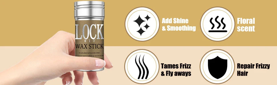 Coconut Oil Hair Wax Stick for Edge Control and Styling - 12