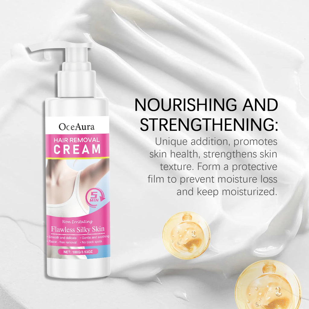 Gentle Hair Removal Cream for Full Body Smooth Skin
