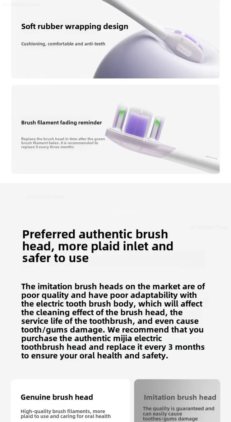 Mijia Sonic Electric Toothbrush Pro Intelligent Rechargeable Toothbrush