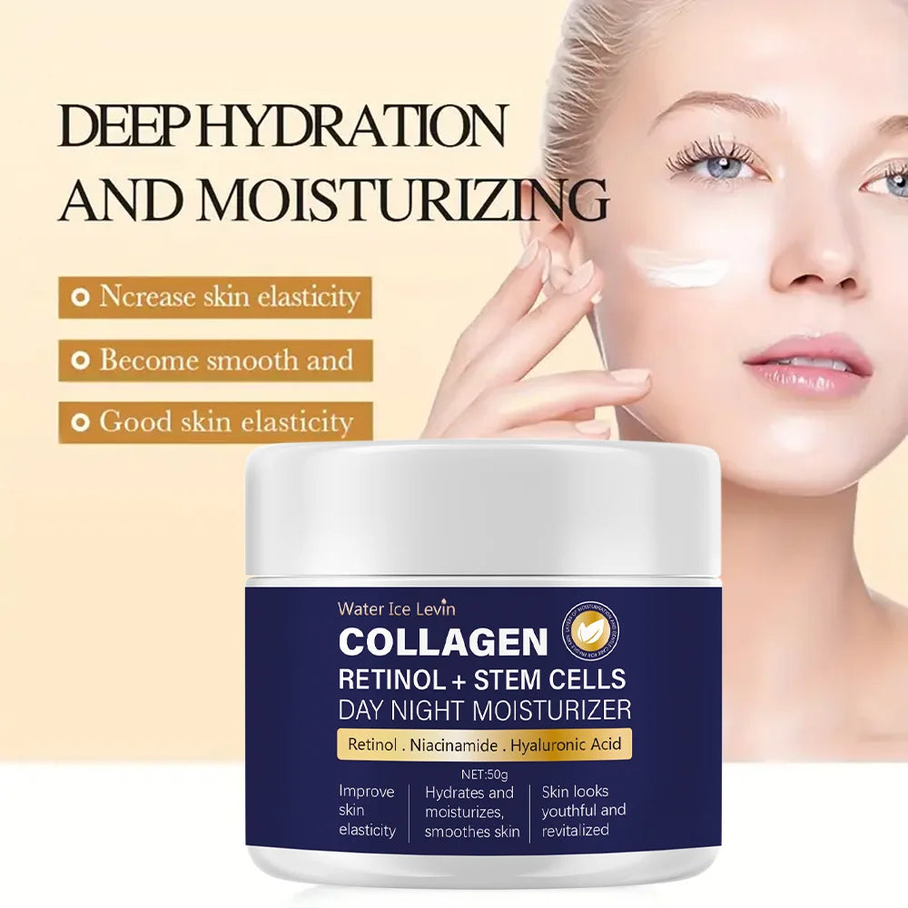 Collagen Retinol Face Cream Anti Aging Moisturizer Day Night Skincare