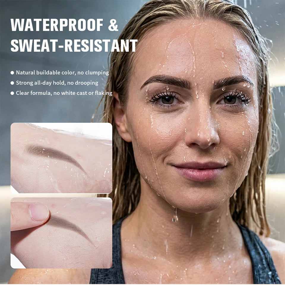 2-in-1 Waterproof Eyebrow Pencil and Sculpting Gel - 10