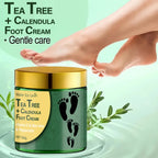 Tea Tree and Calendula Foot Cream Moisturizing Heel Repair Treatment