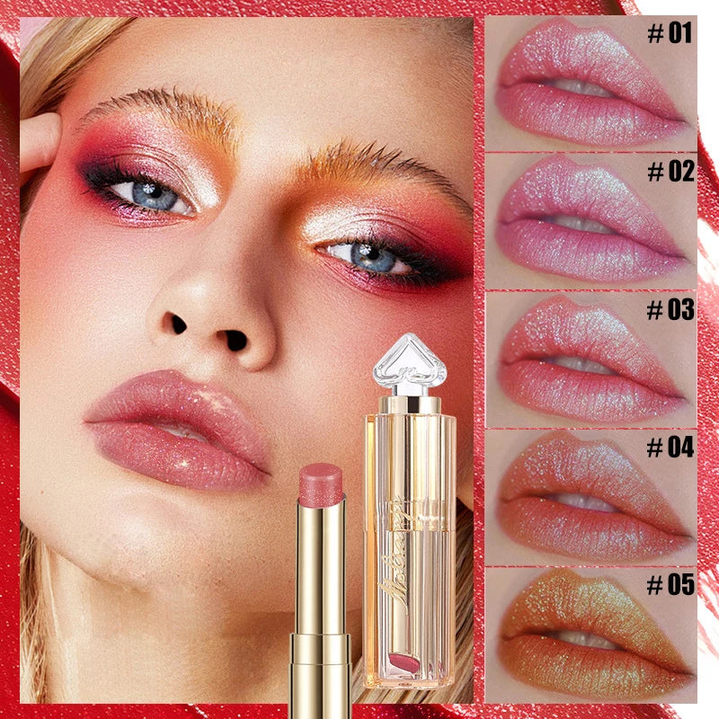 Shiny Lipstick Waterproof Long Lasting Glitter Lip Gloss - 1