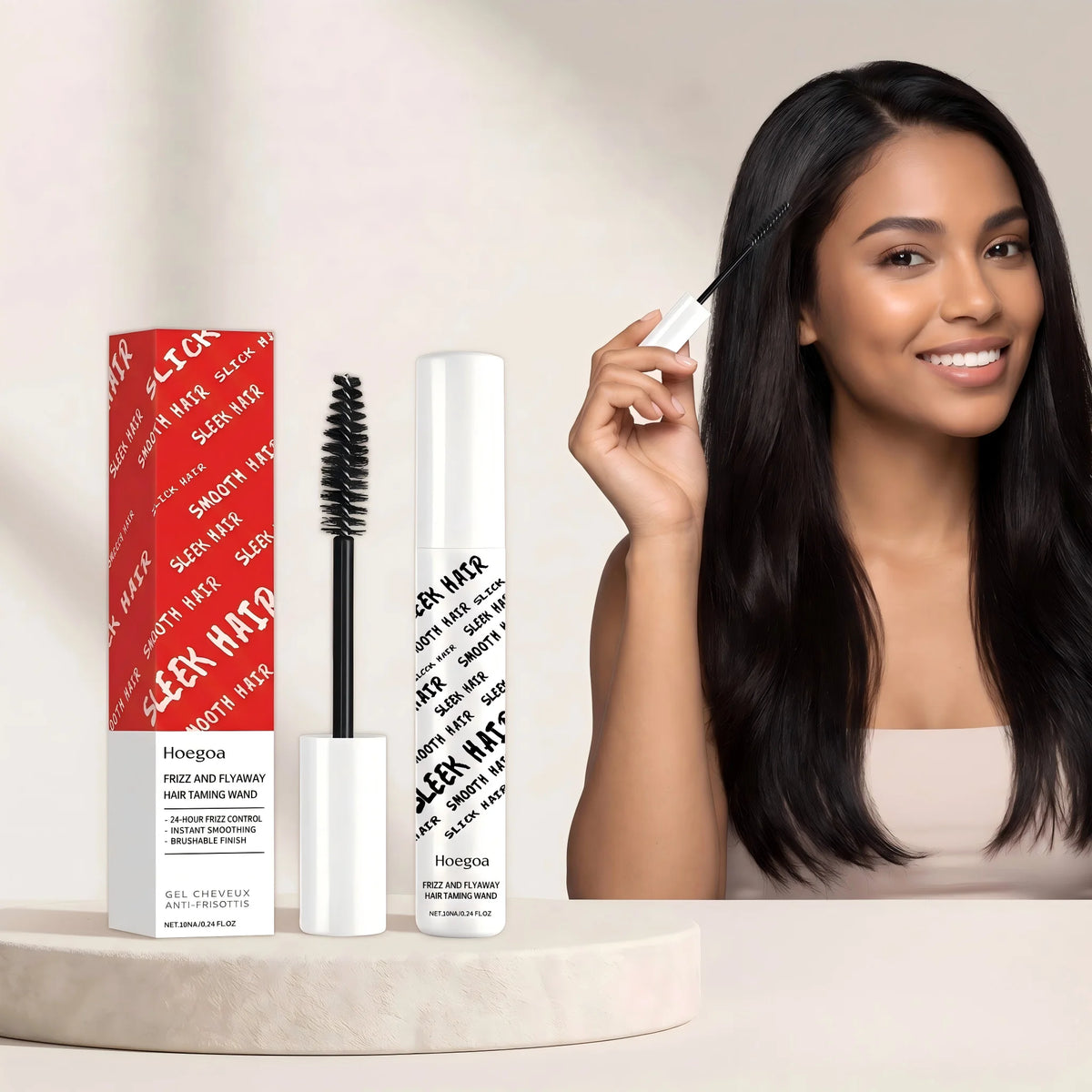 Anti-Frizz Hair Finishing Stick for Sleek Flyaway Control