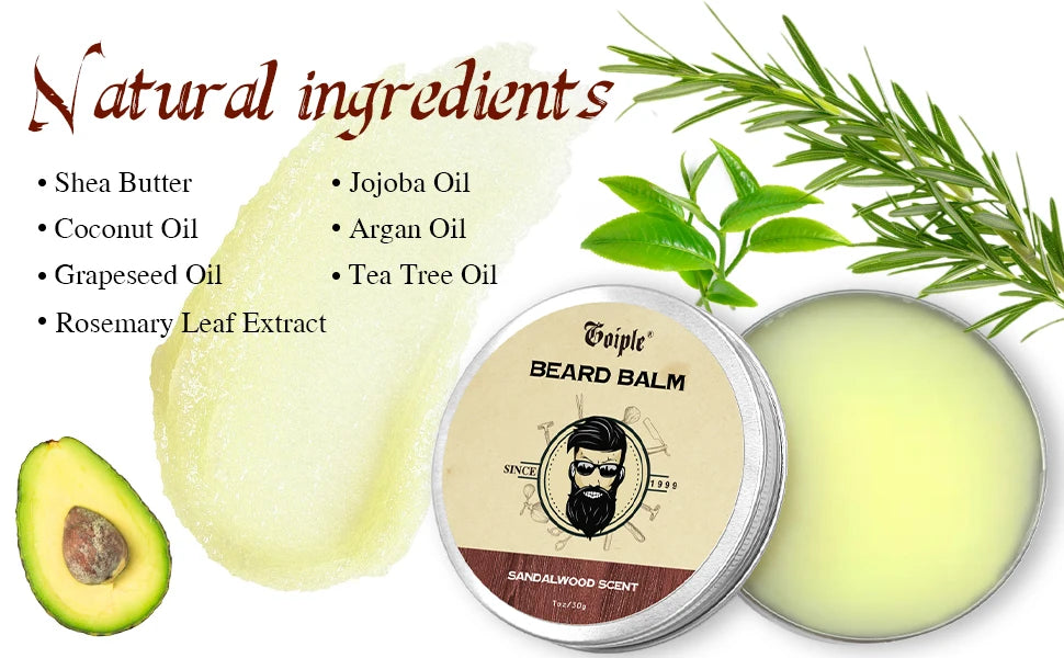 Goiple Beard Growth Care Kit Grooming Set for Men