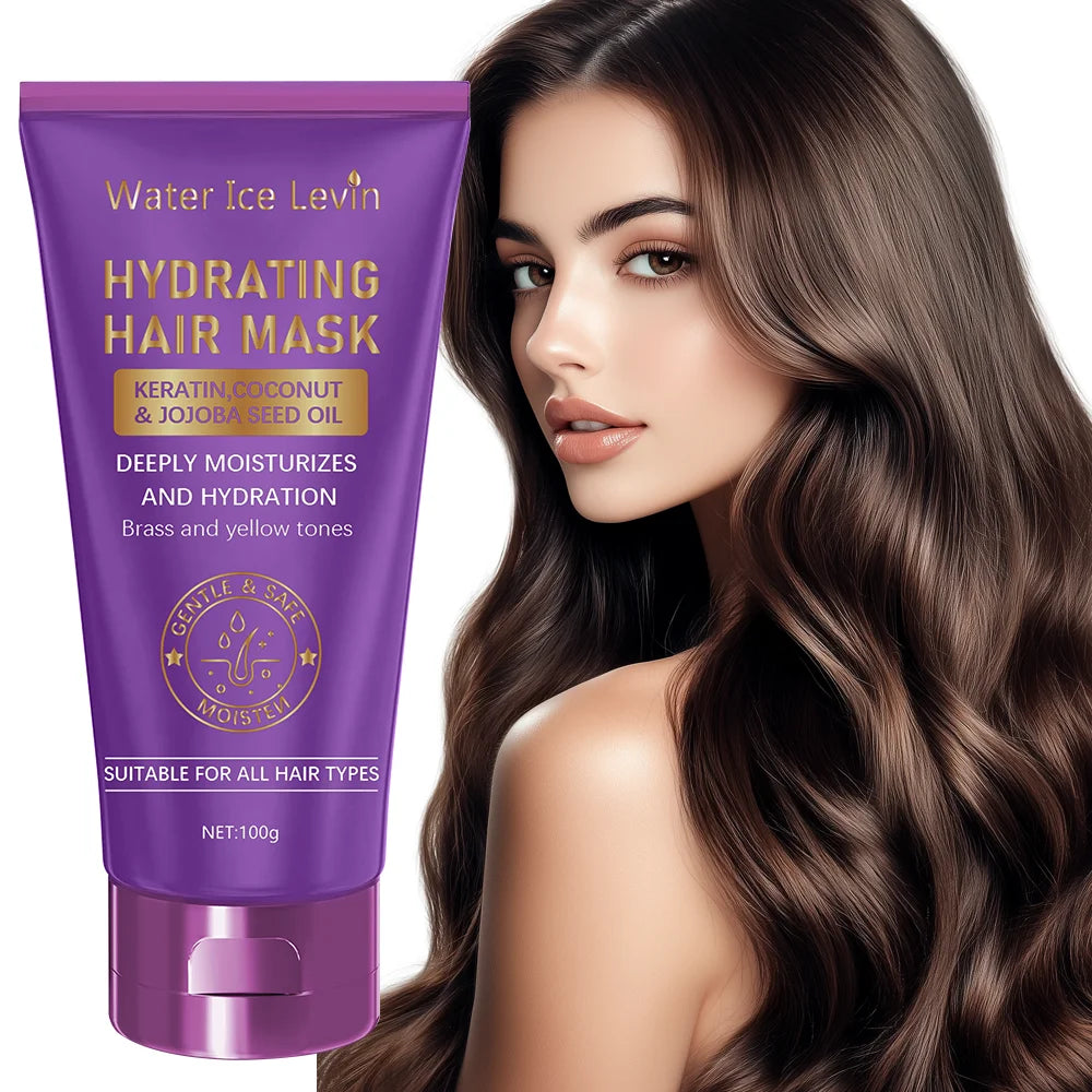 Keratin Purple Hair Mask 100g Deep Conditioning Treatment