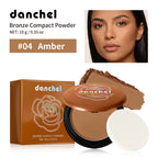 Matte Bronze Pressed Powder for Natural Sun-Kissed Look