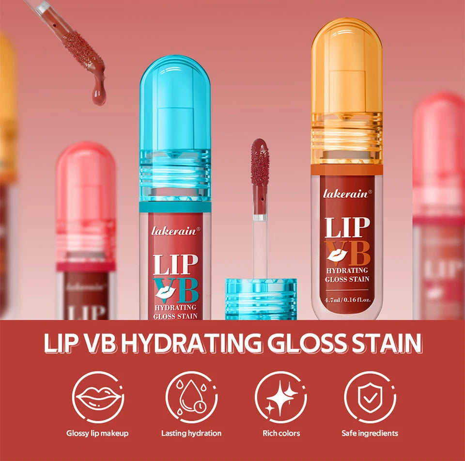 Hydrating Lip Gloss Stain with Moisturizing Vanilla Formula - 7