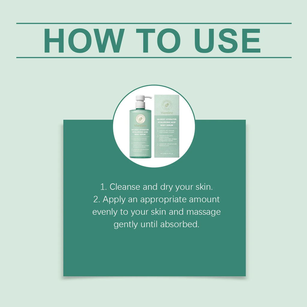Hydrating Hyaluronic Acid Body Serum for Dry and Rough Skin