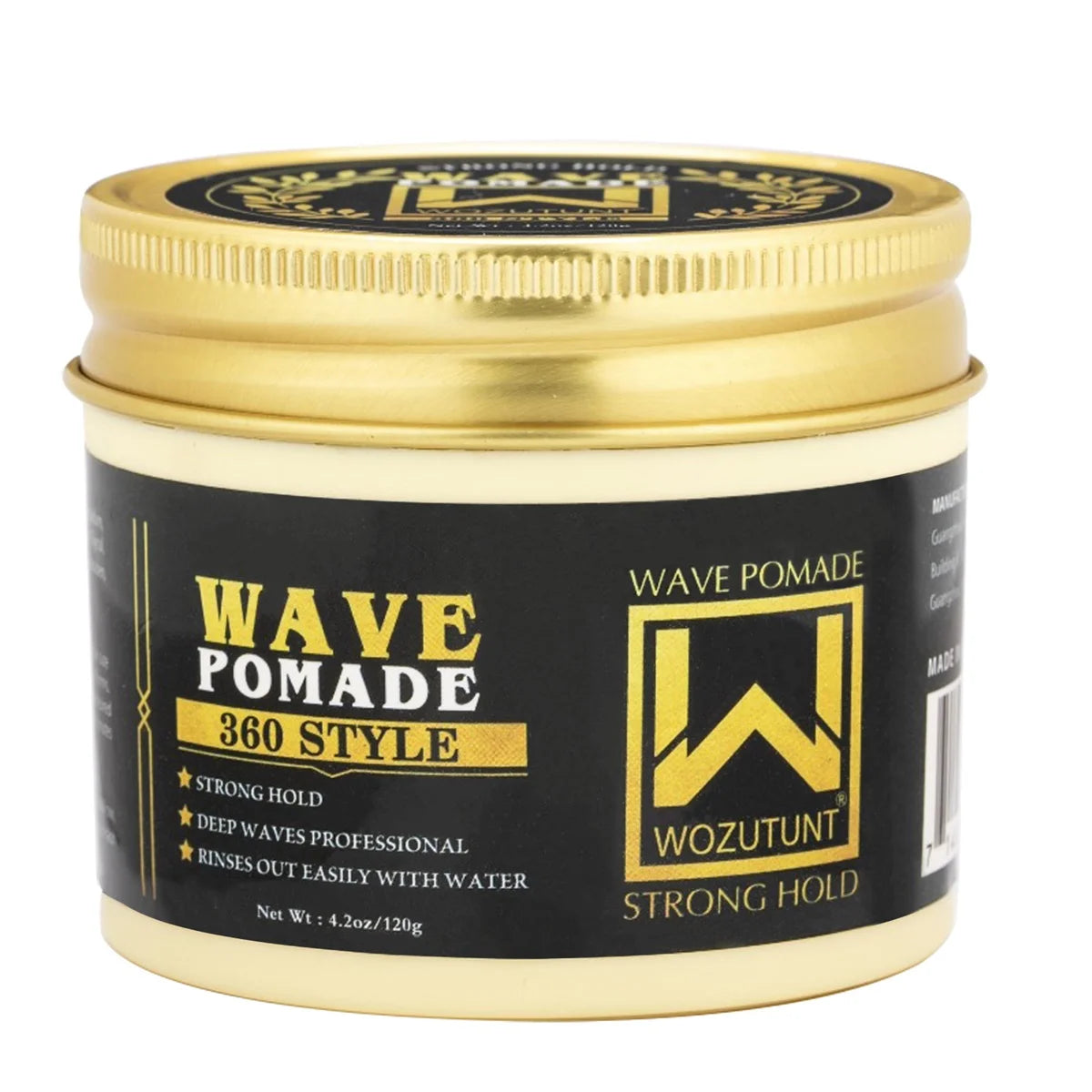 120g Strong Hold Hair Pomade for 360 Wave Styling