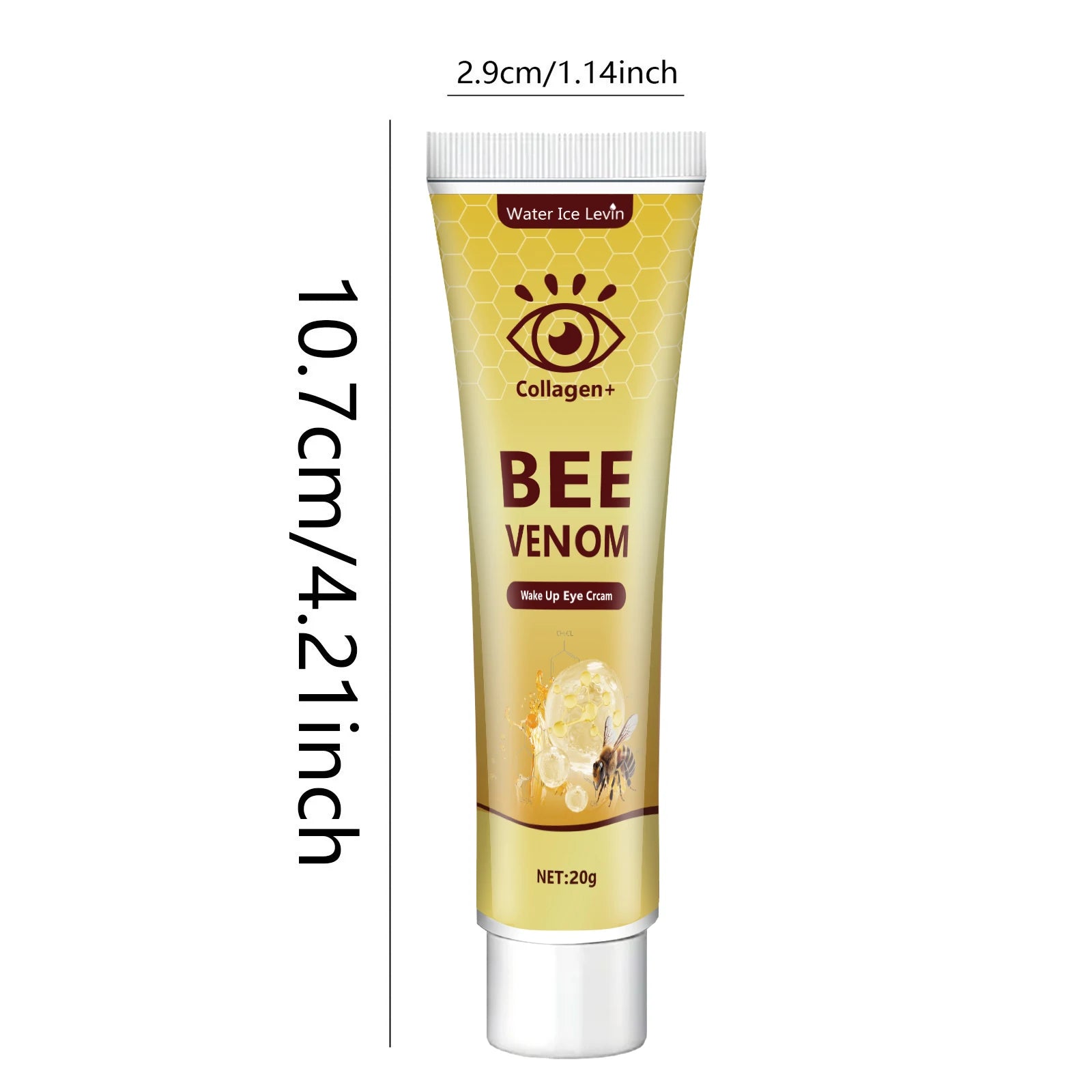 Bee Venom Eye Cream Moisturizing Collagen Serum for Brighter Eyes - 4