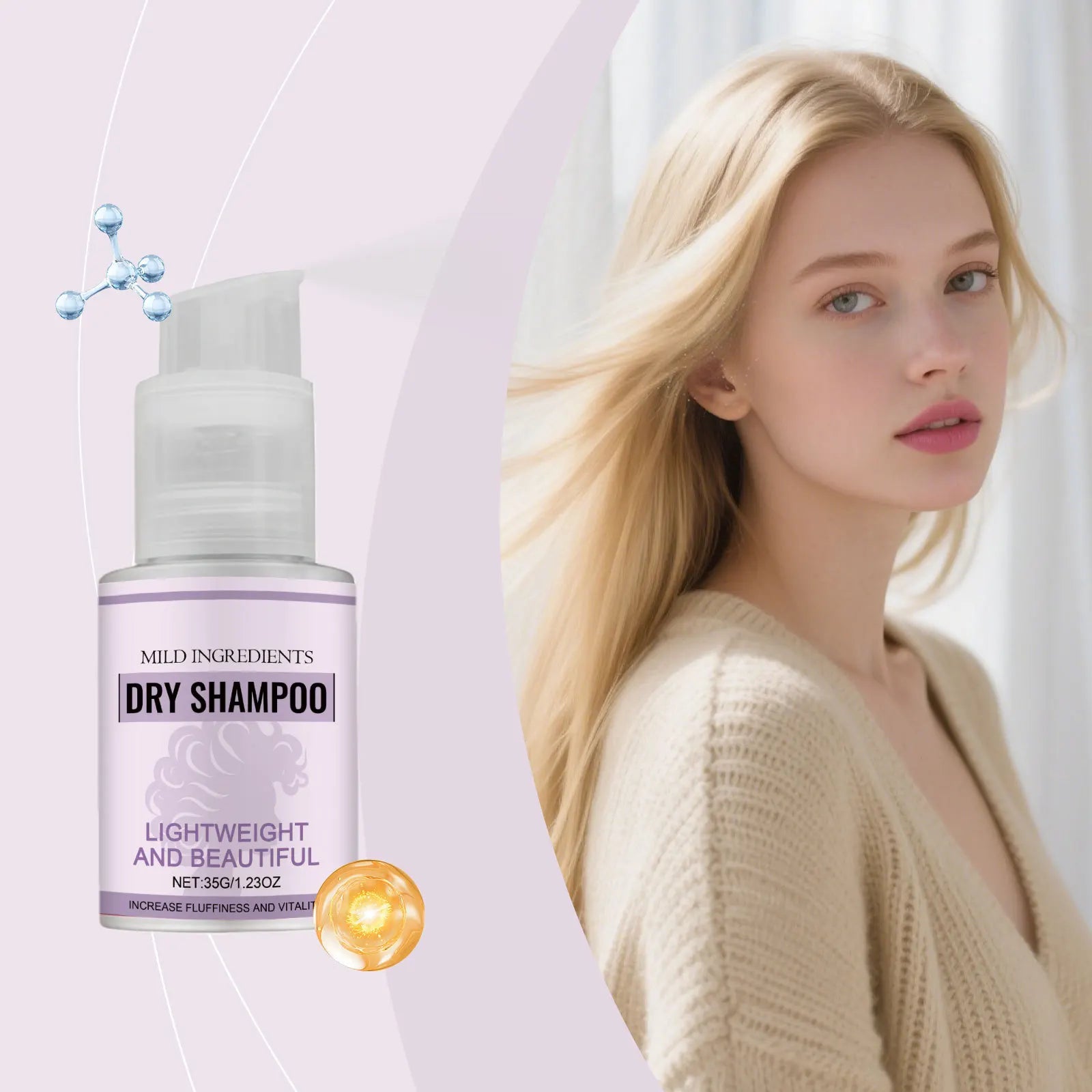 Dry Shampoo Hair Refresher Spray 35g Oil Control Volumizing Treatment