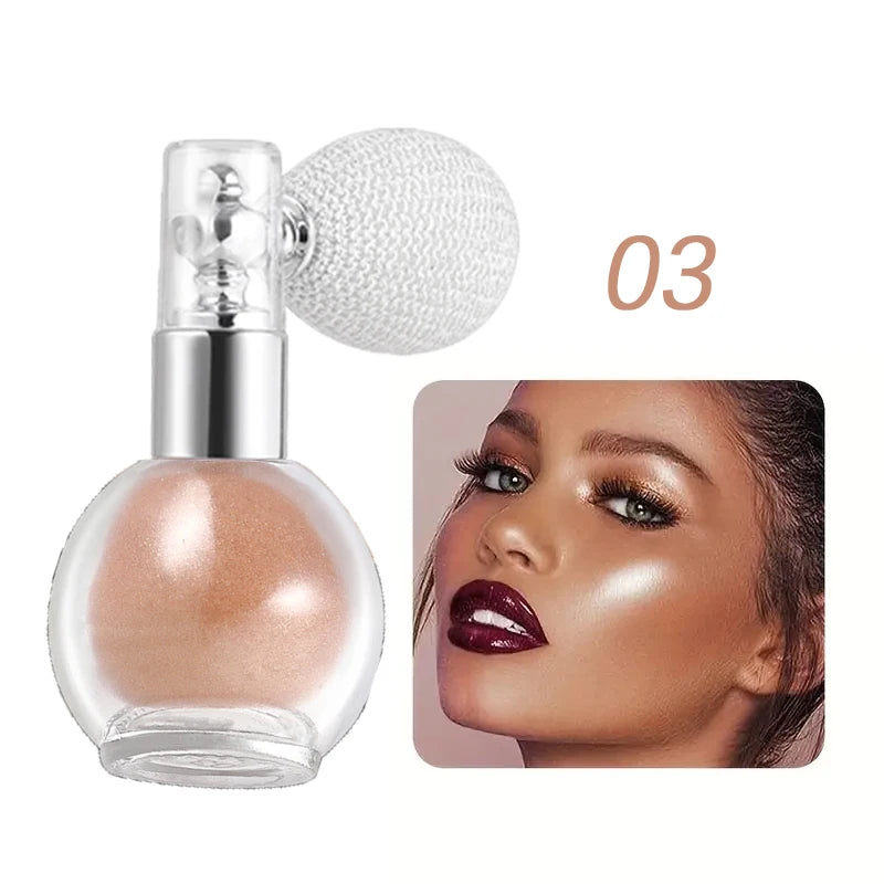 Flash Spray Glitter Highlighter Makeup for Face Body and Neck - 9