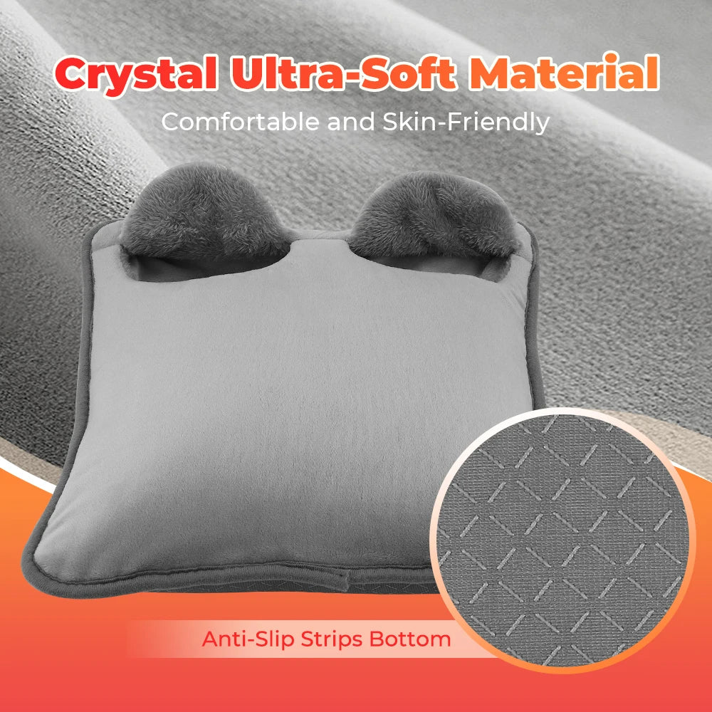 Electric Heating Foot Warmer with Adjustable Timer and Temperature - 4