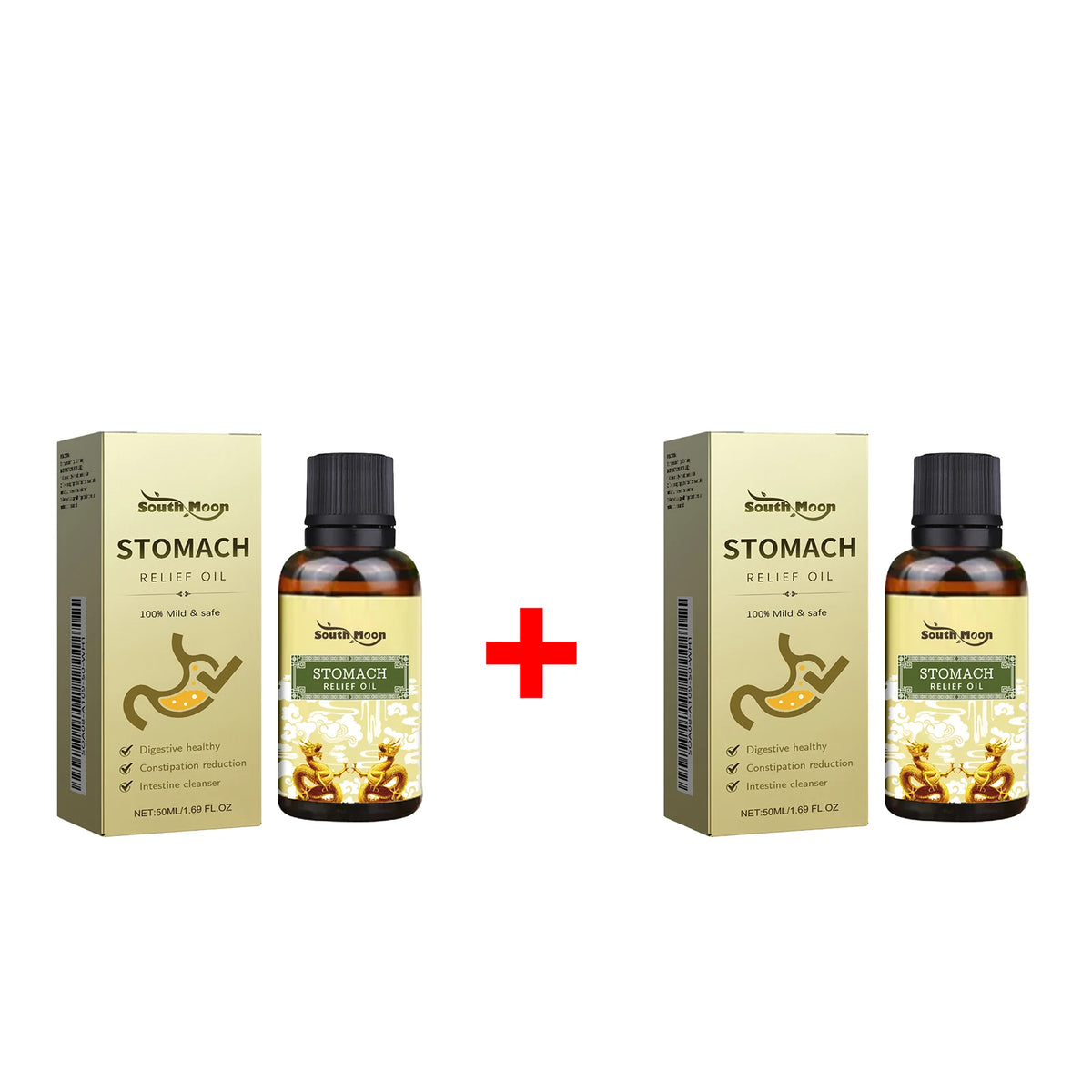 Herbal Abdominal Massage Oil for Natural Stomach Relief