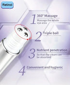 Retinol Eye Cream Roller Anti Aging Moisturizer for Dark Circles