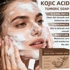 YUITIKUE Turmeric Kojic Acid Cleansing Bar Skin Brightening Soap