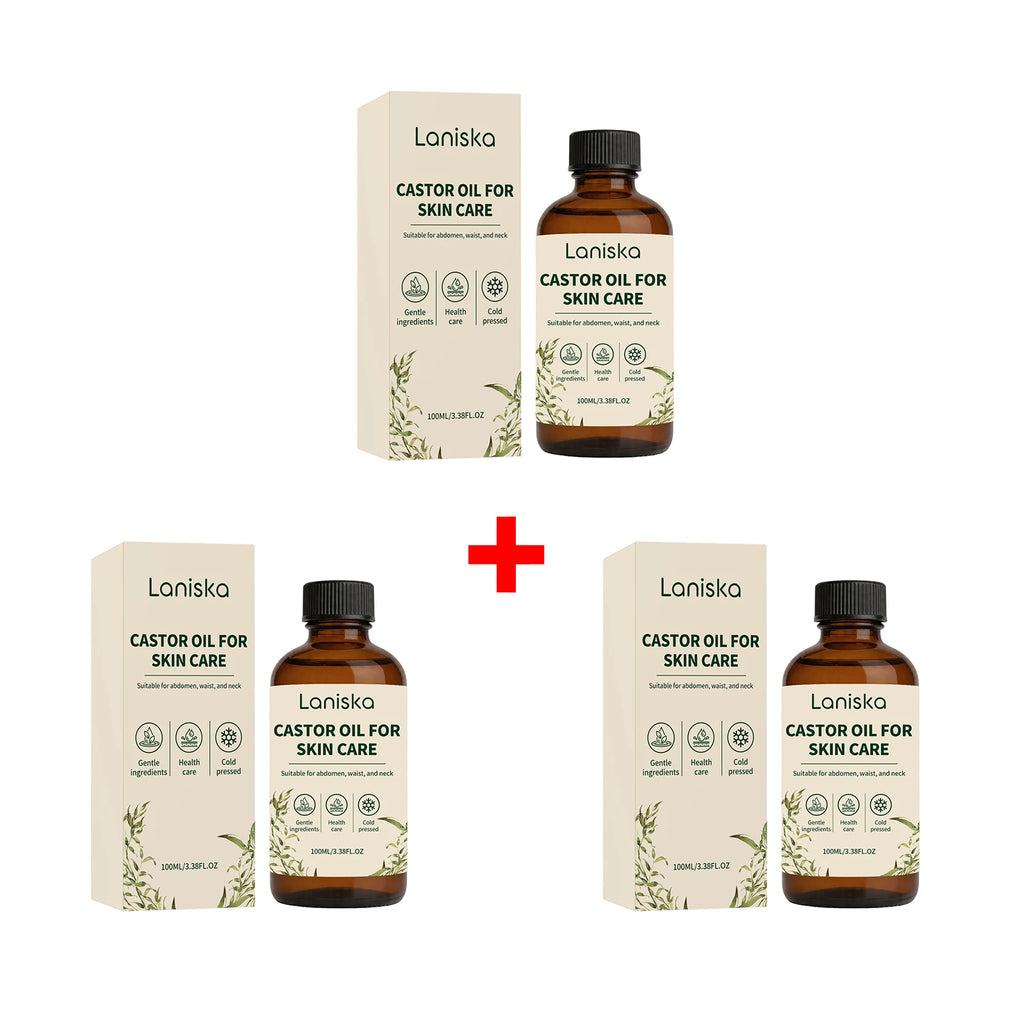 Cold Pressed Castor Oil for Skin Hydration and Massage