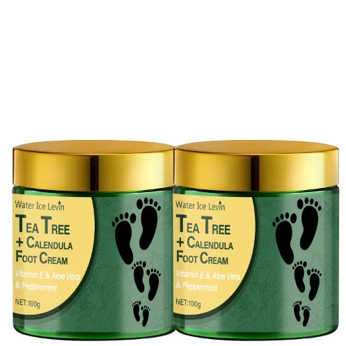 Tea Tree and Calendula Foot Cream Moisturizing Heel Repair Treatment