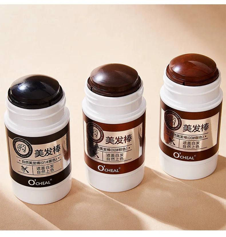 O'CHEAL Waterproof Hair Dye Stick for Gray Hair Coverage - 20