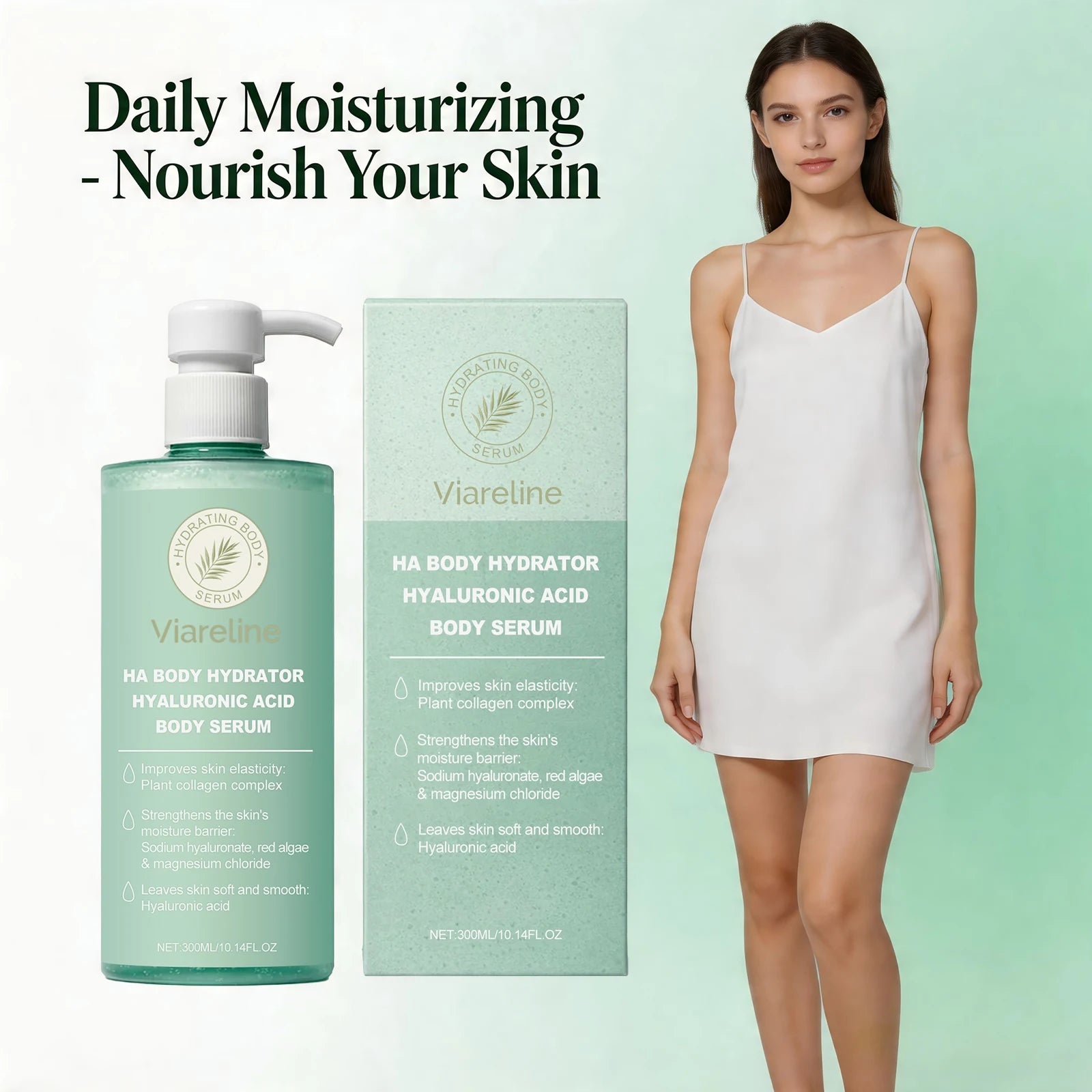 Hydrating Hyaluronic Acid Body Serum for Dry and Rough Skin - 4