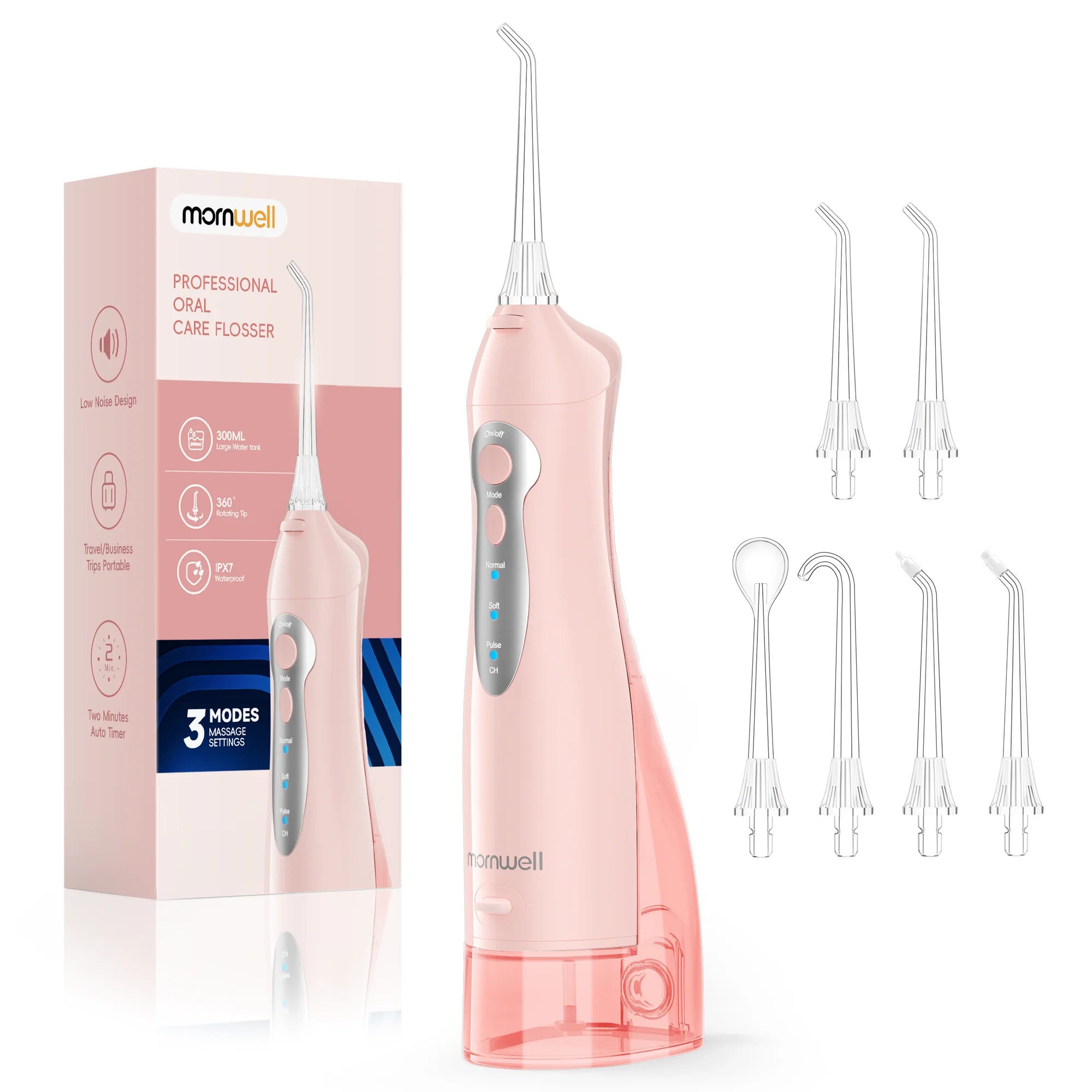 Portable Rechargeable Oral Irrigator Water Flosser for Teeth - 22