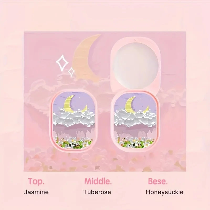 3pc Solid Floral Fragrance Cream Portable Perfume Balm Set - 2