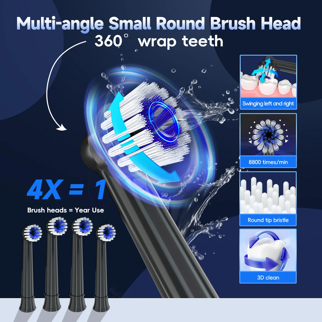 Electric Nasal Irrigator and Sonic Toothbrush Combo Kit