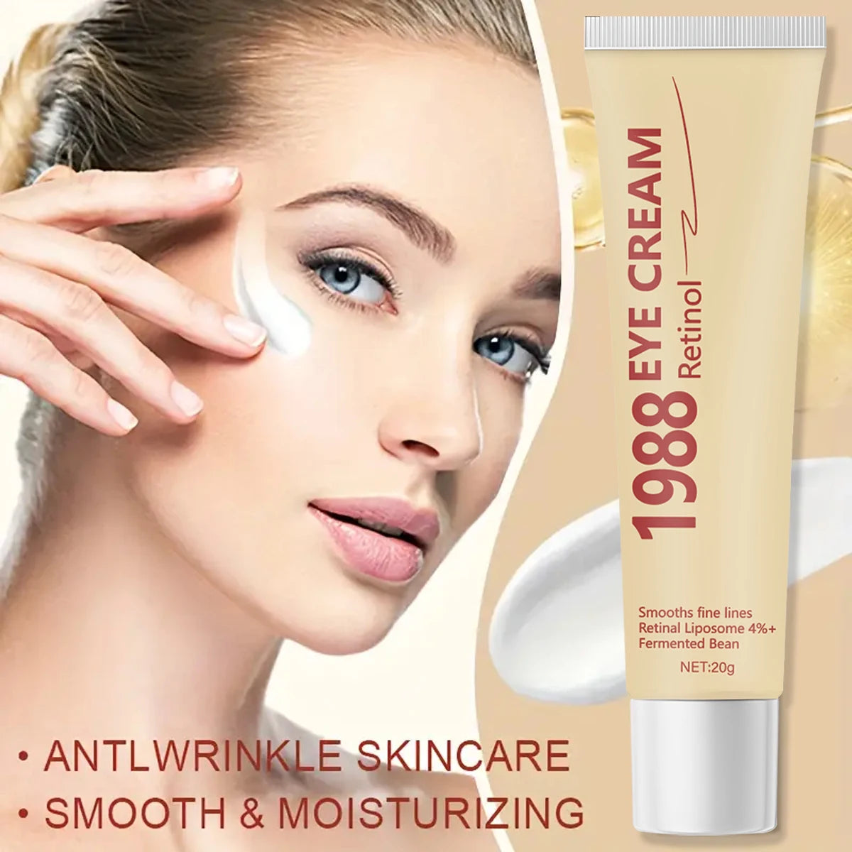 Retinol Eye Cream 1988 Anti Aging Treatment for Fine Lines and Wrinkles