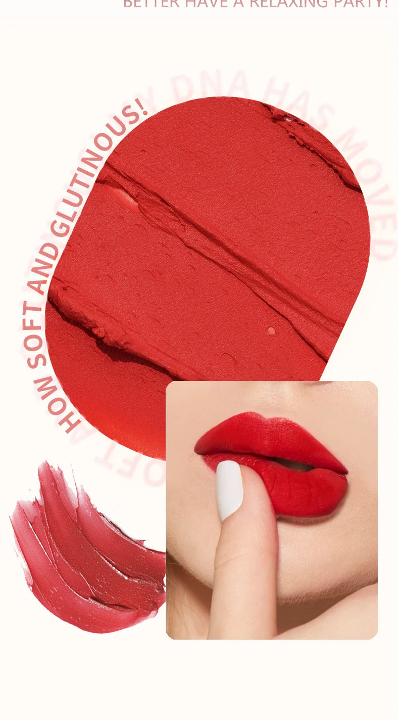 Long Lasting Matte Lipstick Waterproof Non Stick Lip Glaze - 9