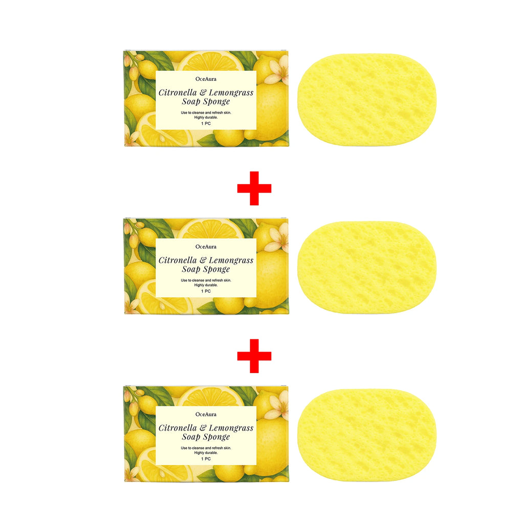 Exfoliating Bath Sponge for Daily Body Cleansing and Skin Refreshing