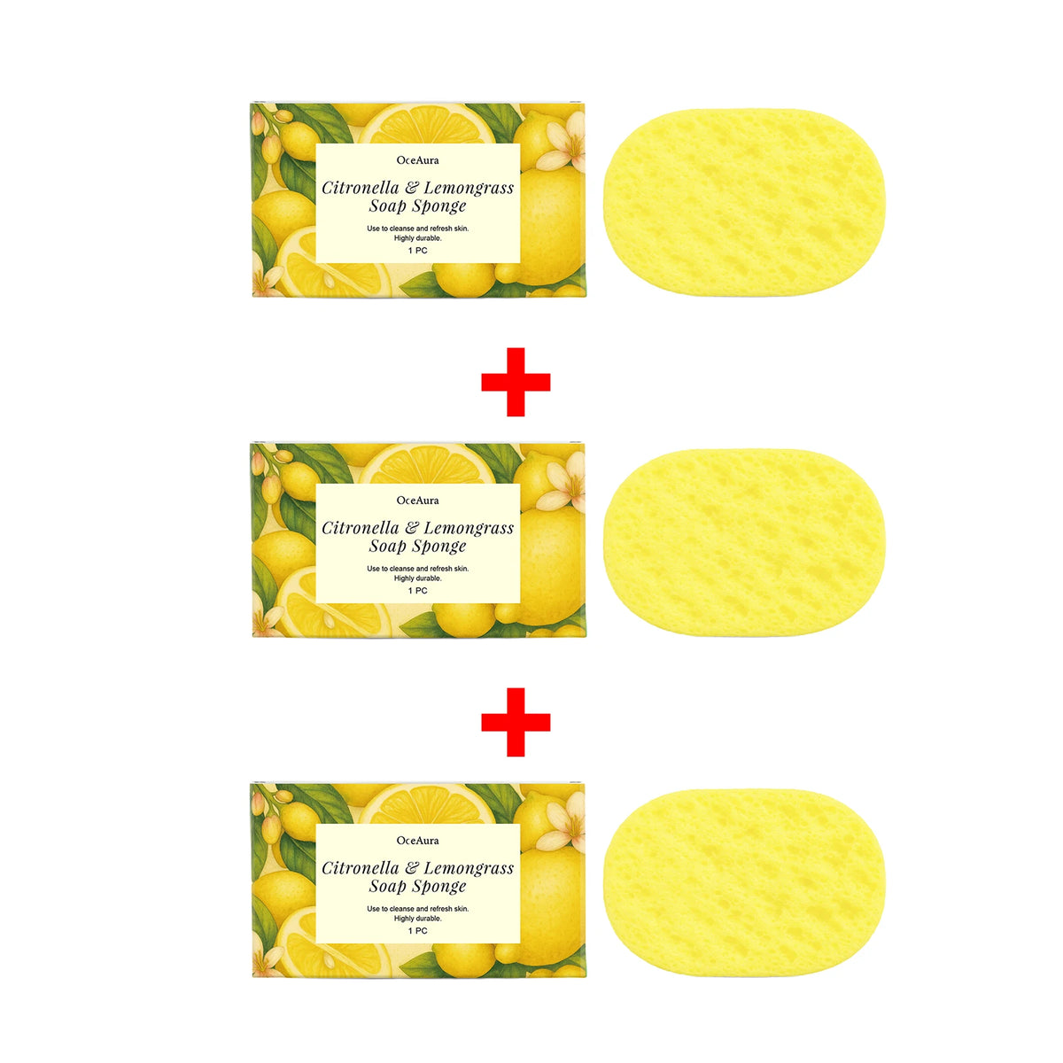Exfoliating Bath Sponge for Daily Body Cleansing and Skin Refreshing