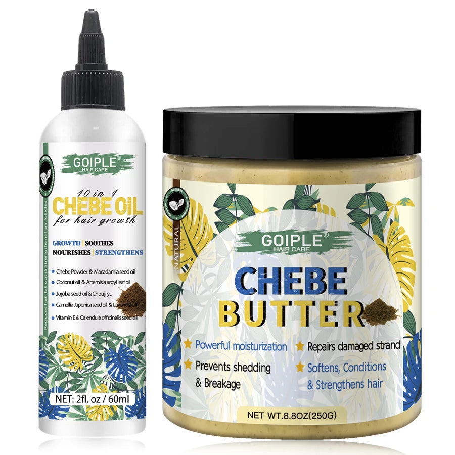 Goiple Chebe Hair Care Set Deep Nourishing Conditioner and Growth Oil - 32