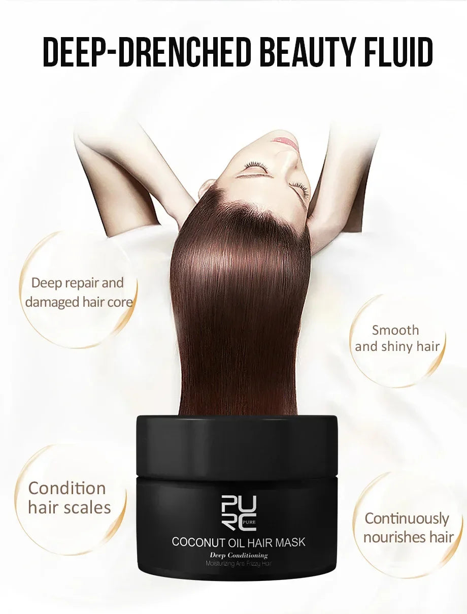 Deep Repair Keratin Hair Mask for Frizzy and Damaged Hair