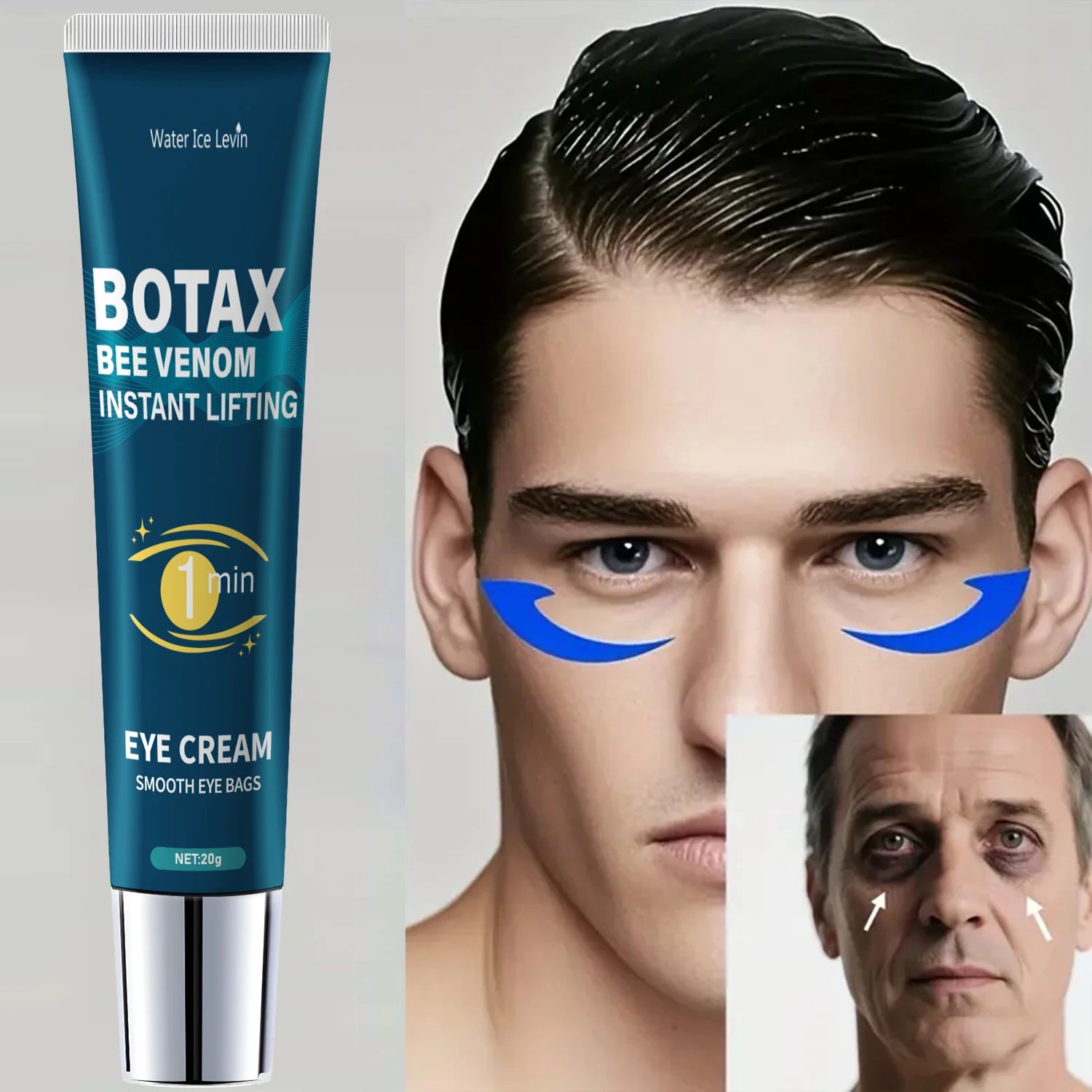 Bee Venom Instant Eye Lifting Cream Anti Aging Dark Circle Remover - 3