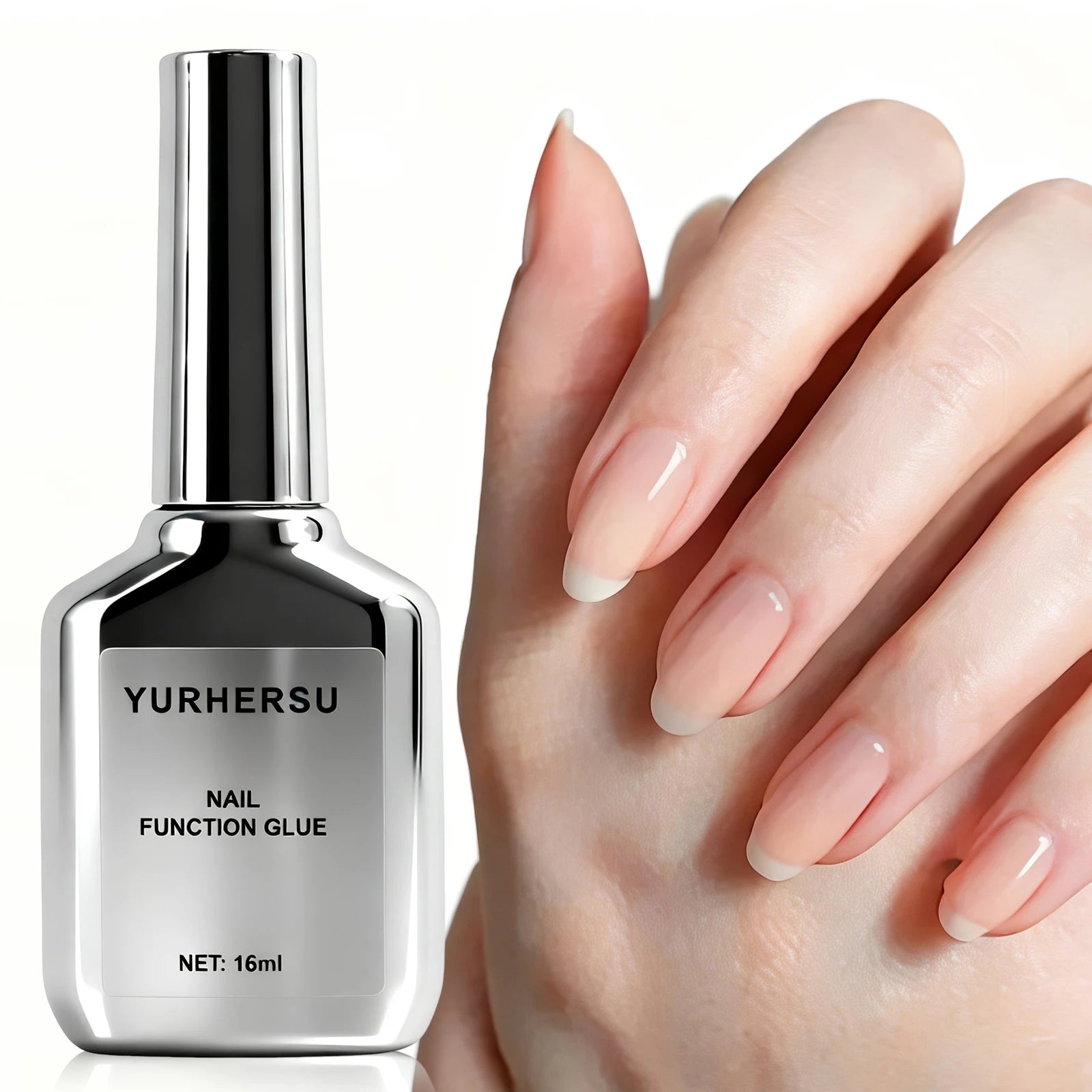 YURHERSU UV LED Nail Glue Strong Adhesive for Tips and Rhinestones - 7