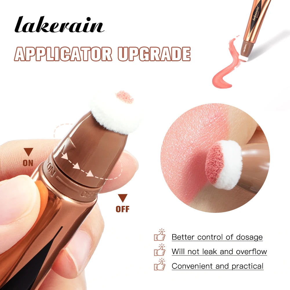 Liquid Face Contour and Highlighter Wand with Cushion Applicator