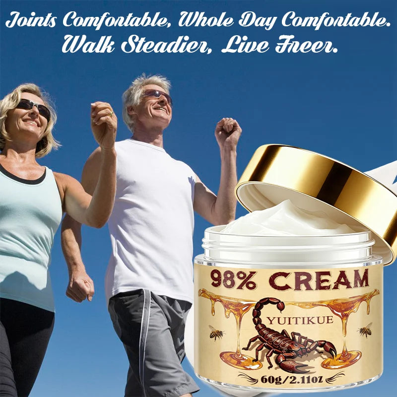 YUITIKUE Scorpion Bee Venom Cream Soothing Skin Nourishing Balm 60g